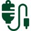 Medical IV drip icon