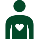 Person icon with heart symbol